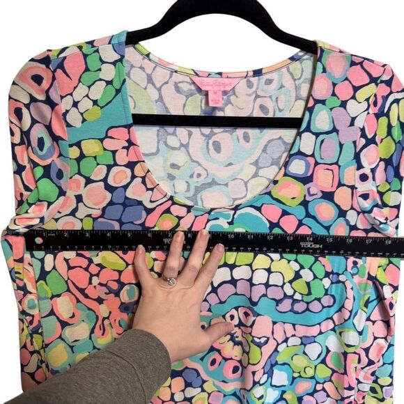 LILLY PULITZER- Ariana Gypsy Jungle Print Swing Asymmetrical Dress, Size M - Picture 11 of 14